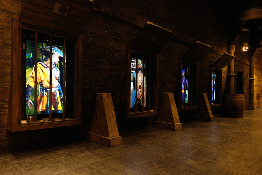 Four Pirate Captains Once A Pirate Dining Experience